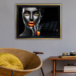 Wallity Cuadro Decorativo Enmarcado Multicolor 35 x 45 cm